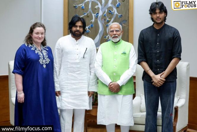 Pawan Kalyan And His Family Met With Narendra Modi Yesterday