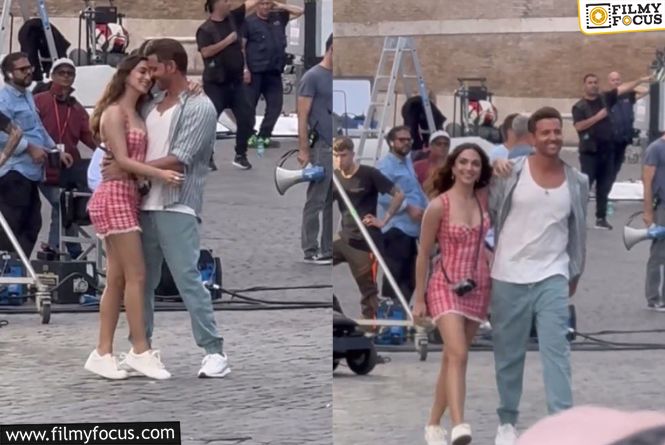 The “War 2” Actors Were Seen Shooting A Song Sequence In Italy