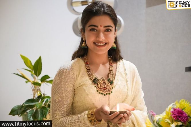 Rashmika Celebrates Diwali At Vijay Devarakonda’s Home