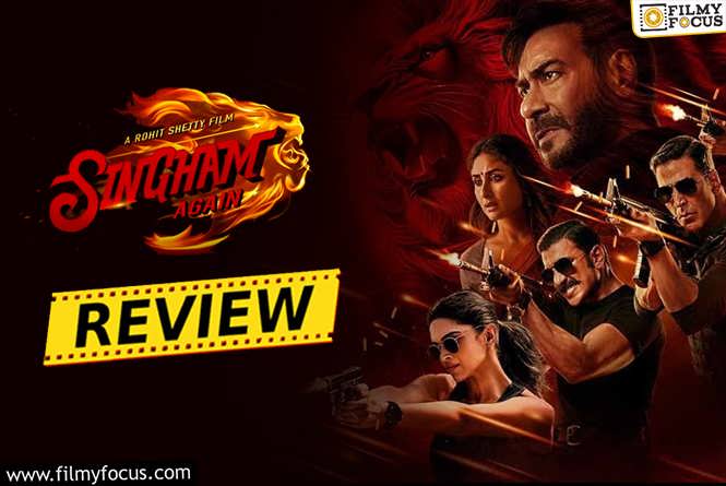 Singham Again Movie Review & Rating.!