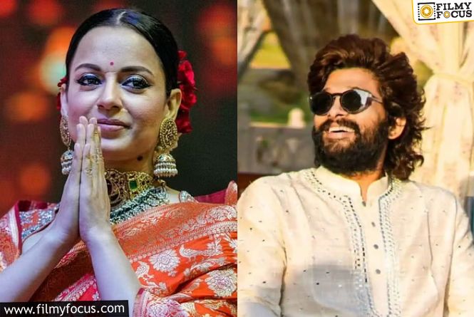 Kangana Ranaut Reacts For Allu Arjun