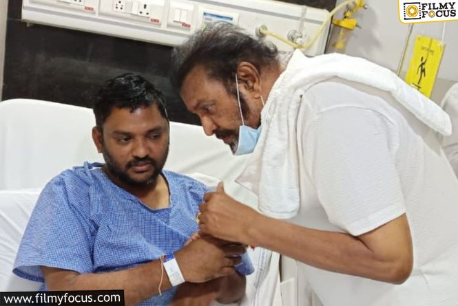 Mohan Babu Meets Journalist Ranjith And Family To Apologize - Filmy Focus