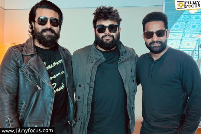 Thaman Shares Heartwarming Photo With NTR And Ram Charan