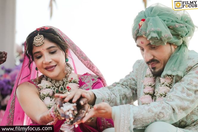 Sakshi Agarwal Ties The Knot With Childhood Sweetheart Navneet In Goa