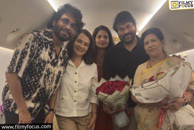 Chiranjeevi Celebrates Wedding Anniversary In Dubai