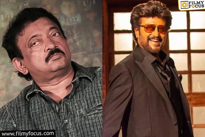 RGV Criticizes Rajinikanth’s Acting, Faces Fan Backlash