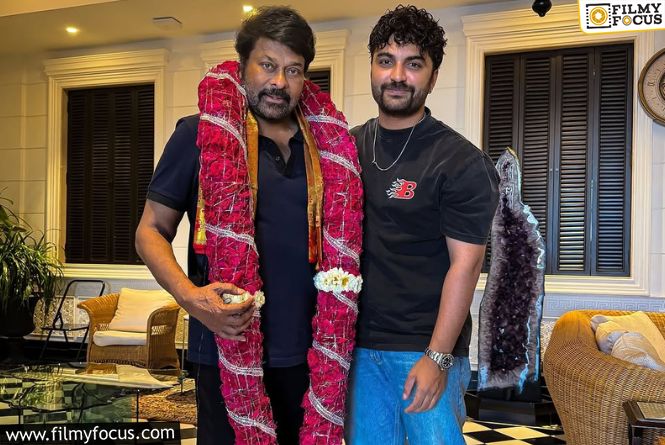 Vishwak Sen Invites Chiranjeevi For Laila Event