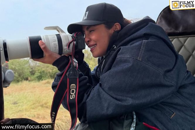 Priyanka Chopra Enjoys Kenya During Shoot