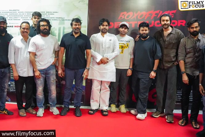 Chiranjeevi Showers Praise On OG Team