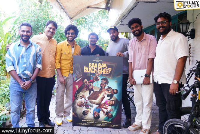 Motion Poster Of Chithralayam Studios New Age Crime Comedy ‘Baa Baa Black Sheep’ Released By Successful Director Tarun Bhaskar