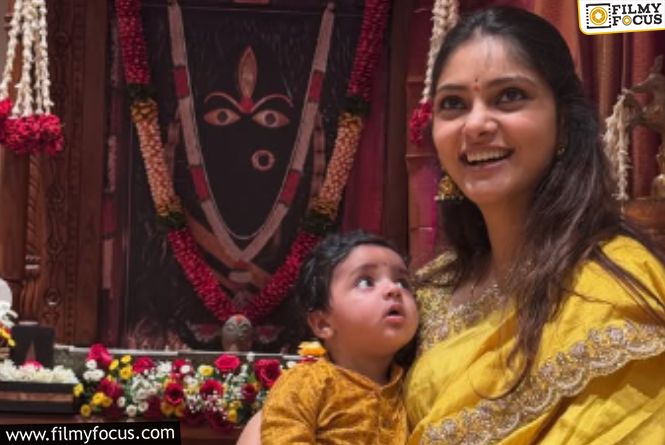 Rahasya Celebrate Dussehra With Baby Hanu