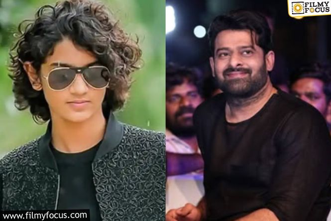 Sudheer Babu’s Son Darshan Rumoured To Play Young Prabhas In Fauji