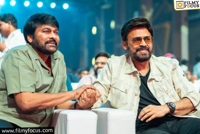 Venkatesh Begins Shooting For His Key Role In Chiranjeevi’s Next