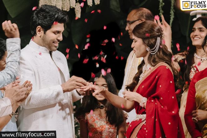 Allu Sirish Gets Engaged To Nayanika Reddy In A Private Ceremony