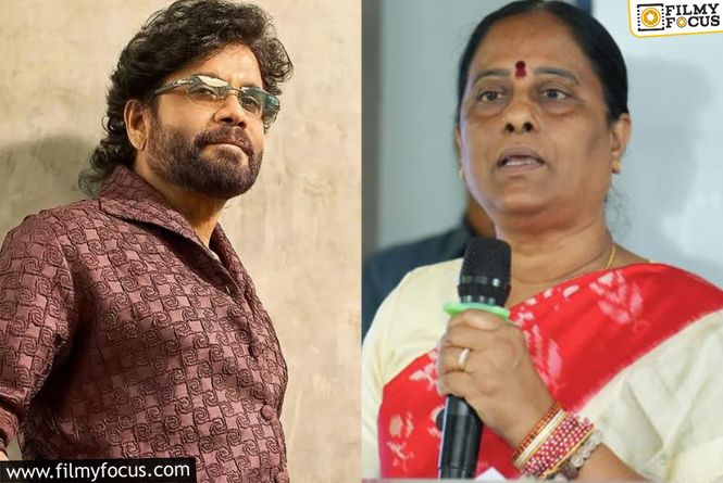 Konda Surekha Issues Public Apology To Nagarjuna