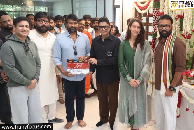 Silent Start For Prabhas Big Film Spirit